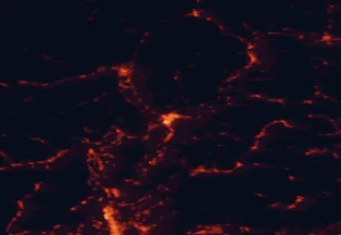 Satellite night-light map of the 50 km around Bolzano, with Trento, Merano and Laives marked