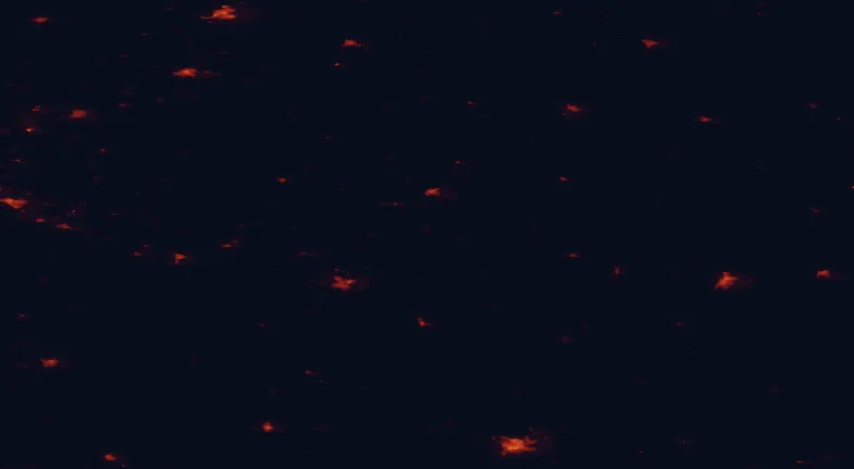 Satellite night-light map of the 100 km around Driksnis Heath Nature Park, with Daugavpils, Jēkabpils and Rēzekne marked