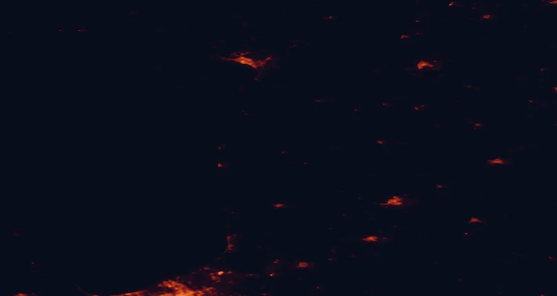 Satellite night-light map of the 100 km around Salaca River Valley Nature Park, with Pärnu, Valmiera and Viljandi marked