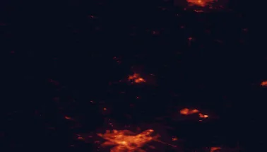 Satellite night-light map of the 50 km around Kėdainiai, with Kaunas, Jonava and Kaišiadorys marked