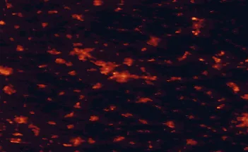 Satellite night-light map of the 50 km around Enschede, with Hengelo, Gronau and Almelo marked
