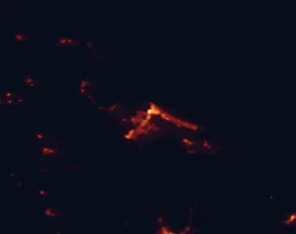 Satellite night-light map of the 50 km around Tauranga, with Bethlehem, Mount Maunganui and Te Puke marked