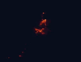 Satellite night-light map of the 50 km around Hastings, with Napier, Havelock North and Onekawa marked