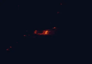 Satellite night-light map around Dunedin