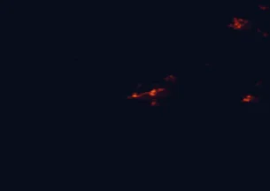 Satellite night-light map of the 50 km around Queenstown, with Frankton, Jack's Point and Wanaka marked
