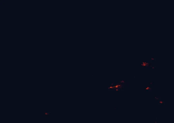 Satellite night-light map of the 100 km around Tāhuna Glenorchy, with Wanaka and Queenstown marked