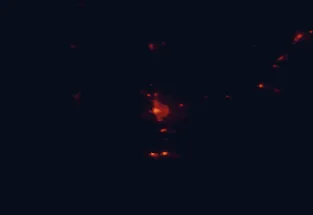 Satellite night-light map of the 50 km around Invercargill, with Otatara and Gore marked
