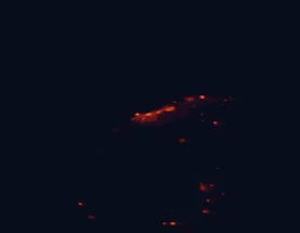 Satellite night-light map of the 50 km around New Plymouth, with Bell Block, Waitara and Inglewood marked
