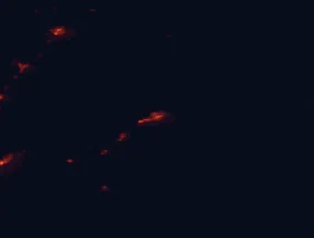 Satellite night-light map of the 50 km around Masterton, with Carterton, Levin and Otaki marked