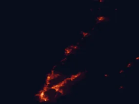 Satellite night-light map of the 50 km around Paraparaumu, with Wellington, Lower Hutt and Porirua marked