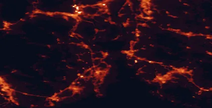 Satellite night-light map of the 50 km around Horten, with Moss, Drammen and Tønsberg marked
