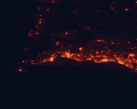 Satellite night-light map of the 50 km around Portimão, with Lagos, Porto de Mós and Estômbar marked