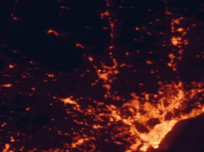 Satellite night-light map of the 50 km around Manresa, with Barcelona, Terrassa and Sabadell marked