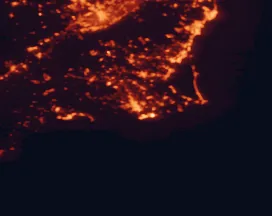 Satellite night-light map of the 50 km around Cartagena, with Murcia, Torrevieja and Torre-Pacheco marked
