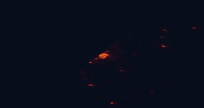 Satellite night-light map around Visby