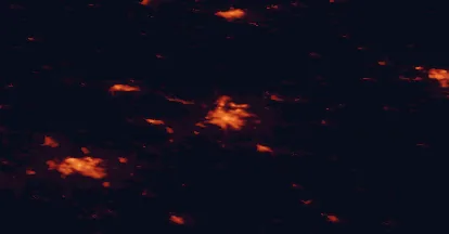 Satellite night-light map of the 50 km around Norrköping, with Linköping, Katrineholm and Åby marked