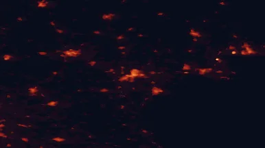Satellite night-light map of the 50 km around Kristianstad, with Hässleholm, Åhus and Karlshamn marked