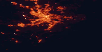 Satellite night-light map of the 50 km around Haninge, with Stockholm, Huddinge and Sollentuna marked