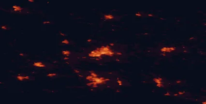 Satellite night-light map of the 50 km around Västerås, with Eskilstuna, Enköping and Köping marked