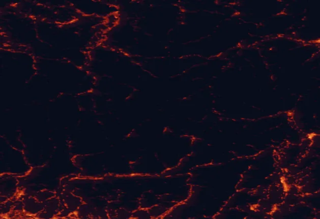 Satellite night-light map of the 100 km around Swiss National Park, with Trento, Sankt Gallen and Chur marked