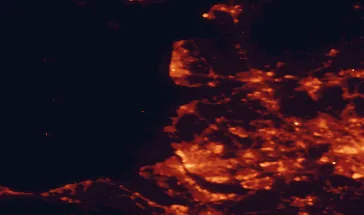 Satellite night-light map of the 50 km around Southport, with Liverpool, Preston and Birkenhead marked