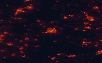 Satellite night-light map of the 50 km around Swindon, with Oxford, Gloucester and Cheltenham marked
