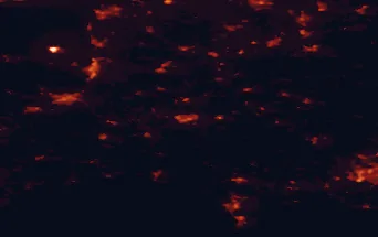 Satellite night-light map of the 50 km around Yeovil, with Poole, Taunton and Weston-super-Mare marked