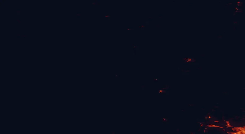 Satellite night-light map of the 100 km around Ardnamurchan, with Greenock, Fort William and Vale of Leven marked