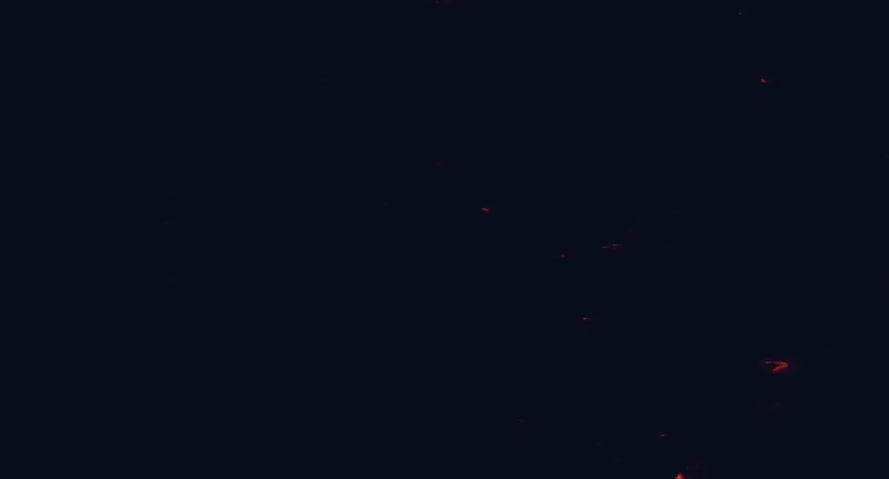 Satellite night-light map around the Isle of Skye