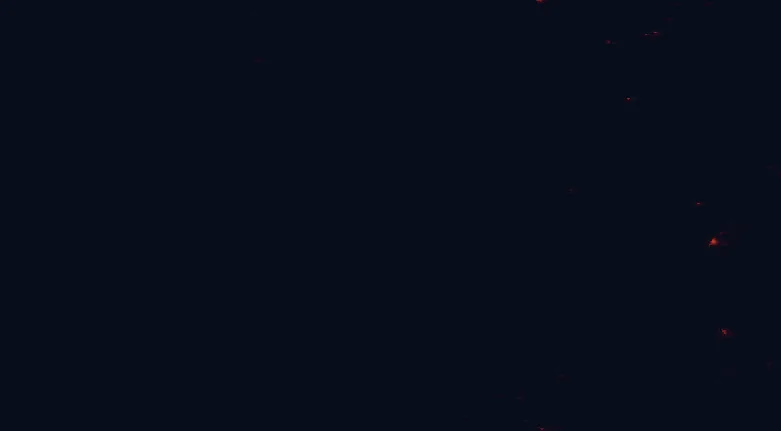Satellite night-light map around Tiree