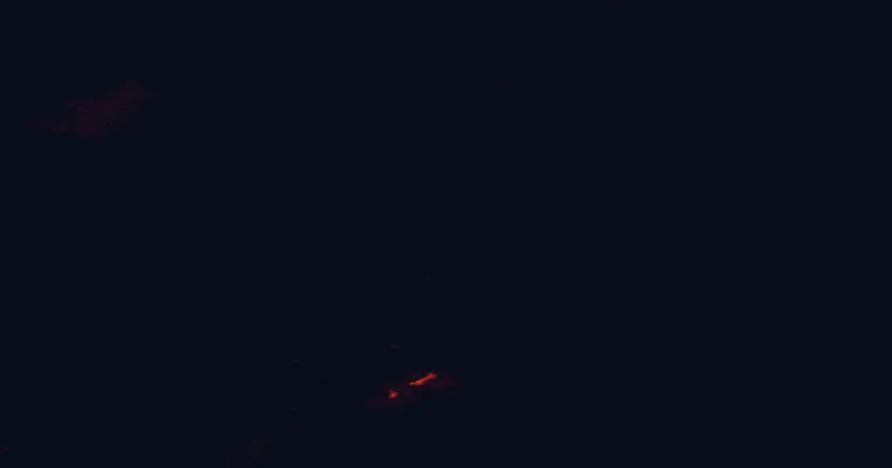 Satellite night-light map around Afognak Island State Park