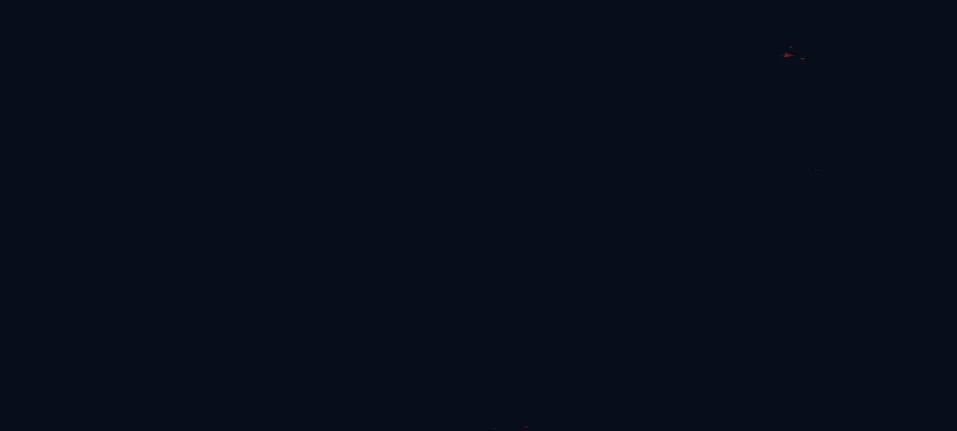 Satellite night-light map around Denali National Park and Preserve