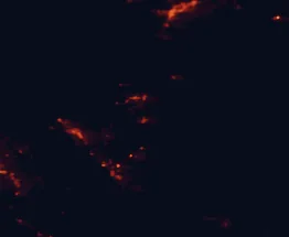Satellite night-light map of the 50 km around Village of Oak Creek, with Flagstaff, West Sedona and Sedona marked