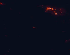 Satellite night-light map of the 50 km around Silver Cliff, with Cañon City, Florence and Lincoln Park marked
