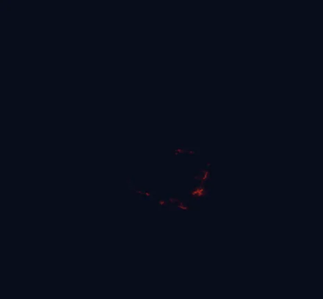 Satellite night-light map around Haʻena State Park