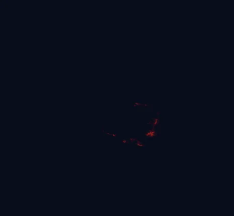 Satellite night-light map around Nā Pali Coast State Park