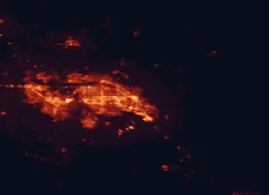 Satellite night-light map of the 50 km around Boise, with Meridian, Nampa and Caldwell marked