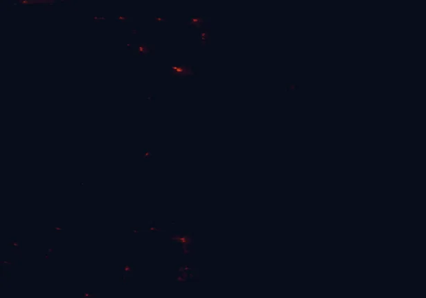 Satellite night-light map around Nez Perce National Forest