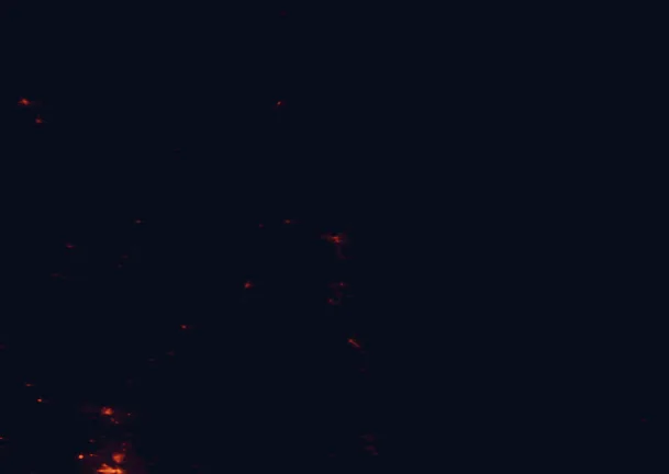 Satellite night-light map around Payette National Forest