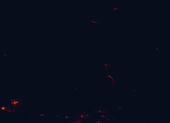Satellite night-light map of the 100 km around Sawtooth National Forest, with Hailey and Mountain Home marked