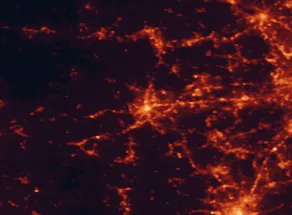Satellite night-light map of the 50 km around Worcester, with Shrewsbury, Lowell and Framingham marked