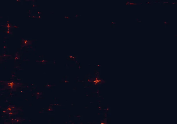 Satellite night-light map around Thompson's Harbor State Park