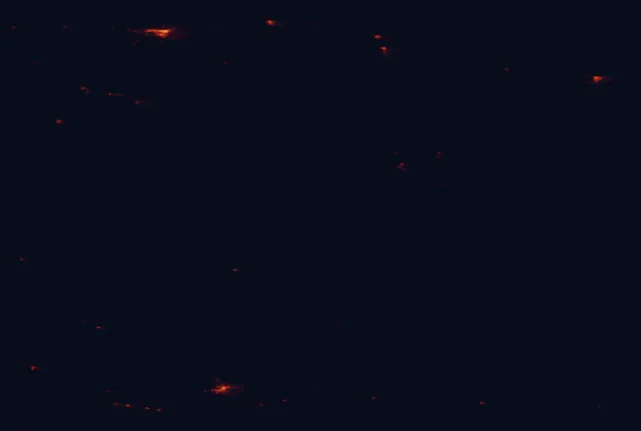 Satellite night-light map around Upper Missouri River Breaks National Monument