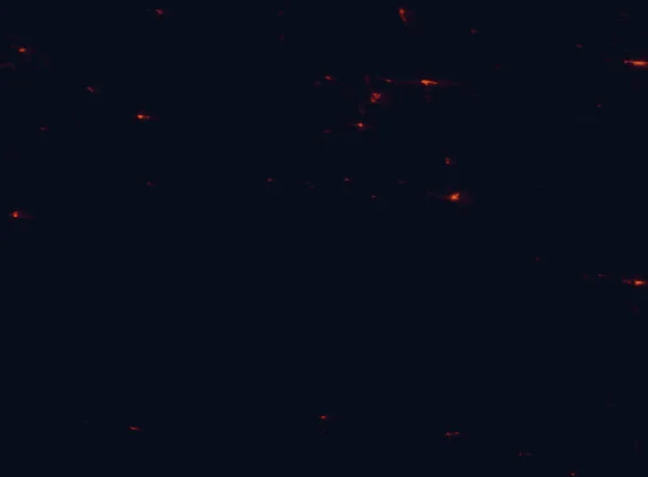 Satellite night-light map around Samuel R. McKelvie National Forest