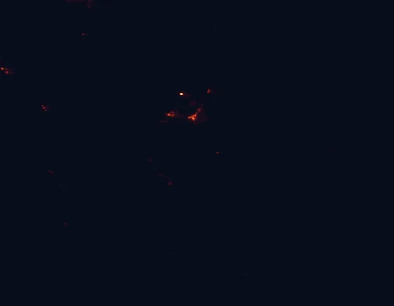 Satellite night-light map around Ward Charcoal Ovens State Historic Park