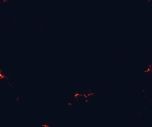 Satellite night-light map around Gila Cliff Dwellings National Monument