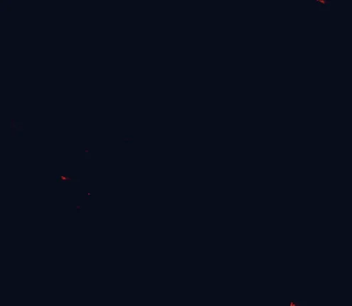 Satellite night-light map around Big Bend National Park