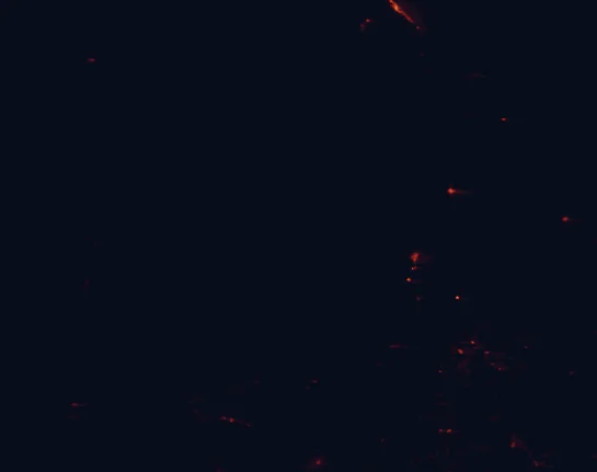 Satellite night-light map around Bears Ears National Monument