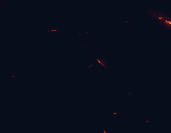 Satellite night-light map around Dead Horse Point State Park