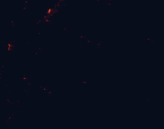 Satellite night-light map around Dixie National Forest